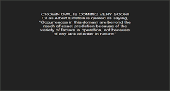 Desktop Screenshot of crownowl.com