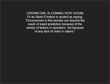 Tablet Screenshot of crownowl.com